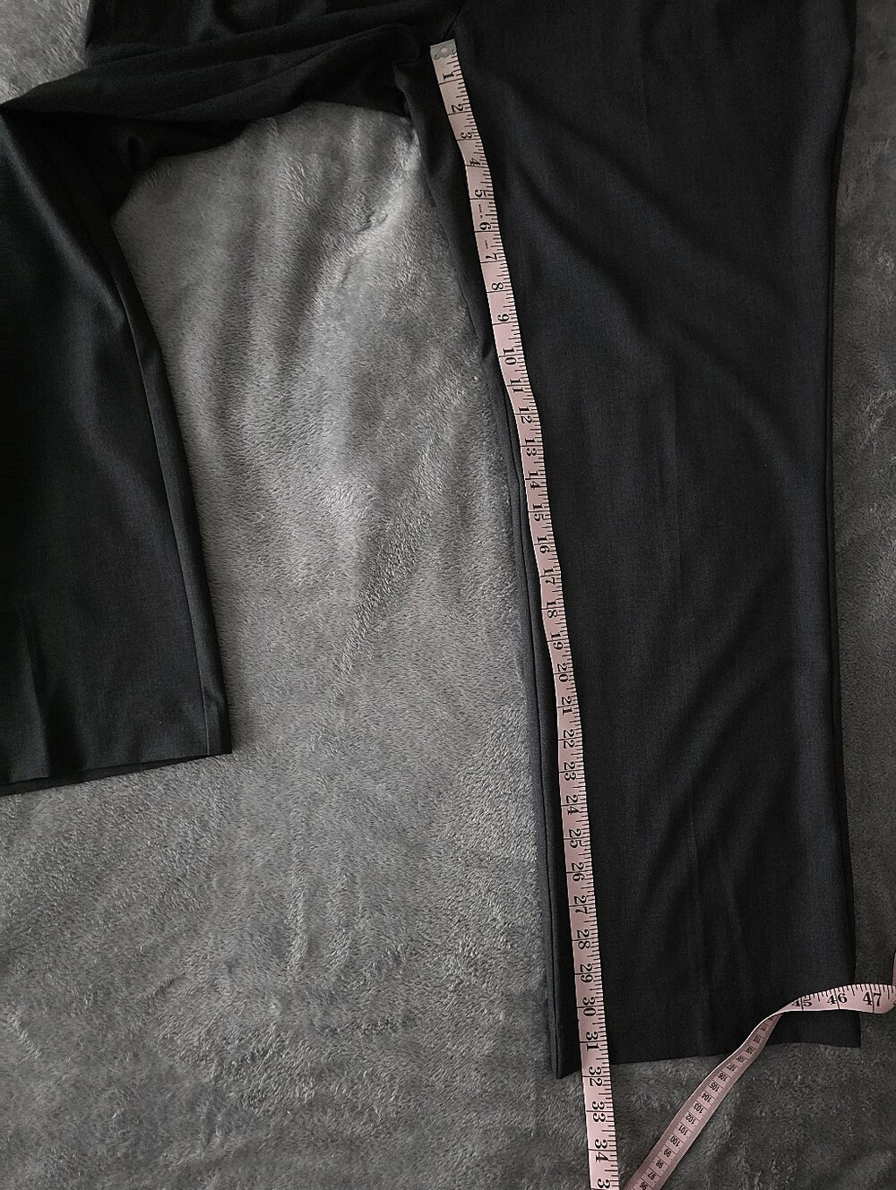 NWT Liz Claiborne Audra Mid-Rise Straight Trousers Charcoal Gray Plus Size 16W - Picture 9 of 9